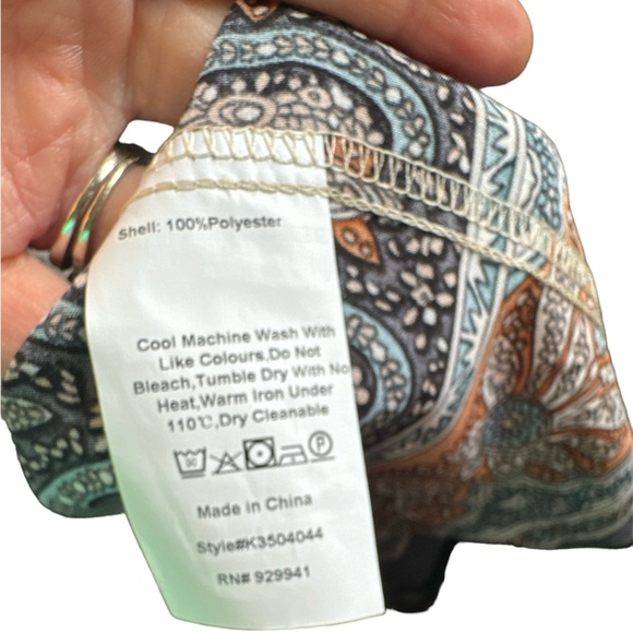 Beautiful Pattern Long Dress Size S. Bought from SHEIN. Brand LUUKSE - Picture 3 of 4